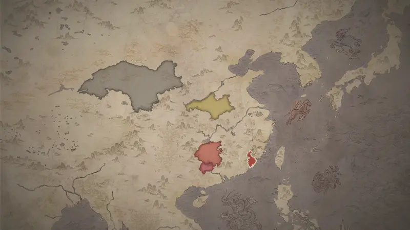 Prefect Zhū Xī's realm on the bookmark map