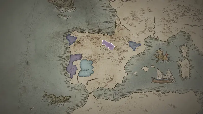 Lubb Muzez's realm on the bookmark map