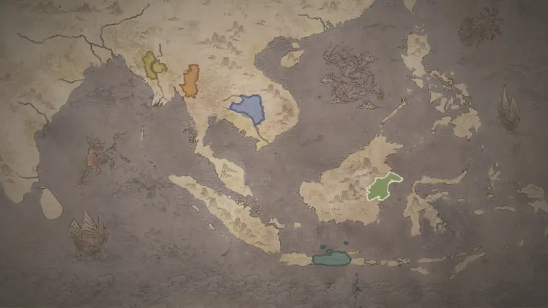 Indra's realm on the bookmark map